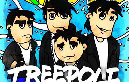 Carátula para el disco remasterizado de "Treepoli"