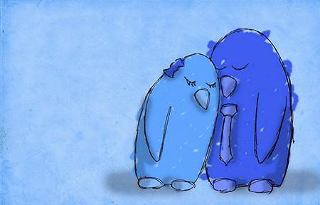 Amor entre pingüinos