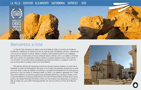 Actualización del diseño de la página de Turismo de Rota
