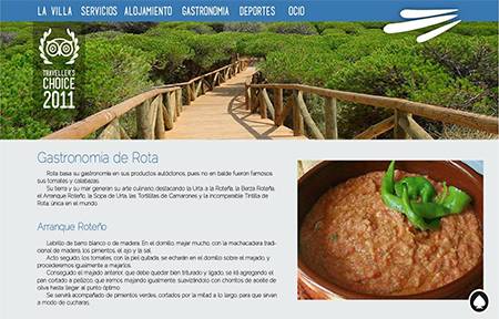 Actualización del diseño de la página de Turismo de Rota